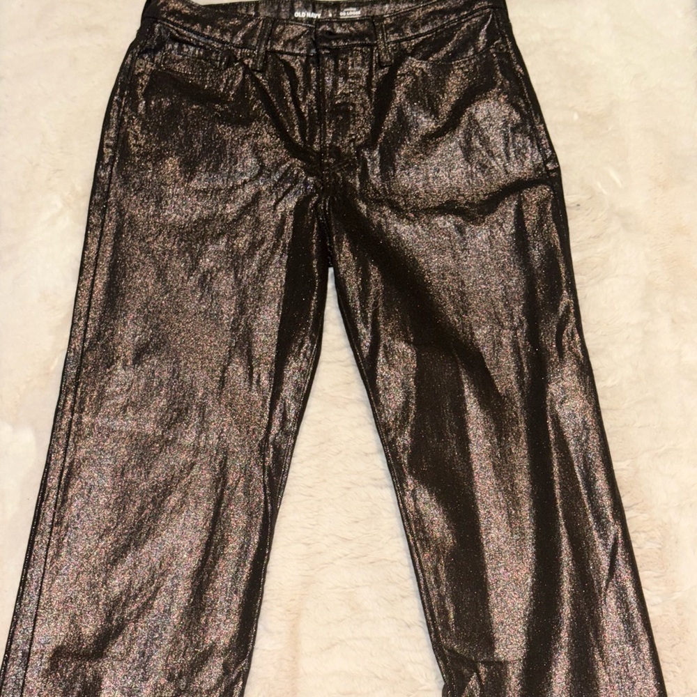 Old Navy Women's Straight Leg Jeans - Shimmering Brown
